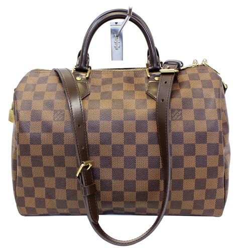 louis vuitton speedy 30 damier ebene ebay|speedy 30 damier with strap.